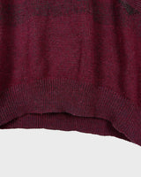 Lets talk vintage! This vintage 80s burgundy silipover is perfect for layering over a skirt! We love this combo! Who's next?