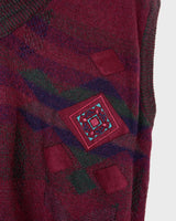 Lets talk vintage! This vintage 80s burgundy silipover is perfect for layering over a skirt! We love this combo! Who's next?