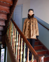Stay cozy with our premium vintage 80s knitter optic jacket. With a real fur lining (except the sleeves) and collar, this jacket provides ultimate warmth!