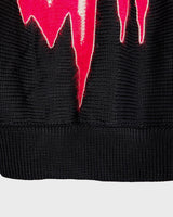 Embrace the heat with this fiery vintage 80s 90s flame sweater. Perfect for those who love to make a statement!