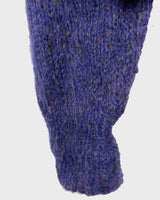 Add a touch of handmade luxury to your wardrobe with this purple mohair crop cardigan. Delicately crafted from mohair, this thin cardigan is perfect for those who love lightweight layers.