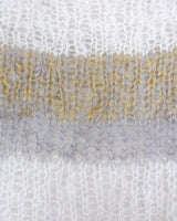 Experience the handmade goodness of our mohair spring/summer sweater! With its boxy cut and oversized fit, this sweater offers both style and comfort. Perfect for any season, this sweater is a must-have for any fashion-forward individual.