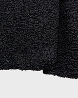 Wrap yourself in elegance with this vintage 80s 90s black real fur coat. This timeless piece adds a touch of luxury to any outfit. 