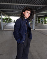 Wrap yourself up in this luxuriously soft, premium HANDCRAFTED Vintage 80s navy blue suede leather jacket (second to last photo shows the signature of the handcrafted work). Please keep in mind, that this jacket has some stains and flaws at the hem and sleeves, which I've already repaired.