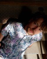 This crazy pattern light transparent short sleeve shirt isn't your regular shirt - this one is for everyone who celebrates the wild patterns vibes!