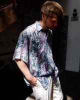 This crazy pattern light transparent short sleeve shirt isn't your regular shirt - this one is for everyone who celebrates the wild patterns vibes!