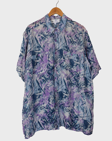 This crazy pattern light transparent short sleeve shirt isn't your regular shirt - this one is for everyone who celebrates the wild patterns vibes!