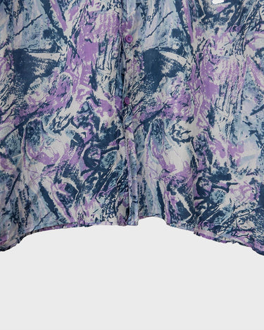 This crazy pattern light transparent short sleeve shirt isn't your regular shirt - this one is for everyone who celebrates the wild patterns vibes!