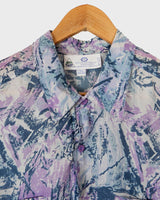 This crazy pattern light transparent short sleeve shirt isn't your regular shirt - this one is for everyone who celebrates the wild patterns vibes!