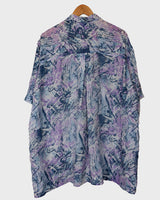 This crazy pattern light transparent short sleeve shirt isn't your regular shirt - this one is for everyone who celebrates the wild patterns vibes!