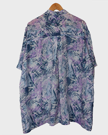 This crazy pattern light transparent short sleeve shirt isn't your regular shirt - this one is for everyone who celebrates the wild patterns vibes!