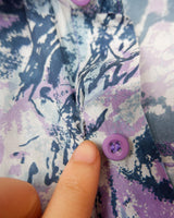 This crazy pattern light transparent short sleeve shirt isn't your regular shirt - this one is for everyone who celebrates the wild patterns vibes!