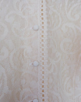 This Premium Hanro lace jacket is the perfect addition to your wardrobe for when you want something light, airy and a little extra dreamy! With a semi-transparent white / beige pattern, you're ready to go! So don't miss it!