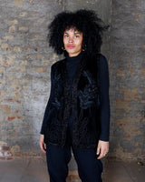 Dress to impress with this vintage 90s velvet blazer in XL! This one-of-a-kind piece features stunning pearl and floral applications, making it a true statement piece.