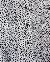 It's shimmery, it's polka-dotted, and it's totally 80s! Add a little pizzaz to your wardrobe with this classic 80s vintage blouse.