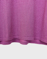 Sprinkle some sparkle into your wardrobe with this Y2k Laura Ashley pink glitter shirt! The 3/4 sleeves make it versatile for any occasion. This shirt is perfect for those who love a little extra shine in their outfits!