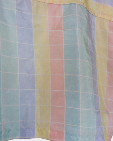 Look dreamy and take your '70s 80s vibes to the next level with this ultra lightweight, pastel checkered two-piece! Shine on, you little fairy!