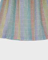 Look dreamy and take your '70s 80s vibes to the next level with this ultra lightweight, pastel checkered two-piece! Shine on, you little fairy!