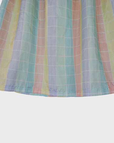 Look dreamy and take your '70s 80s vibes to the next level with this ultra lightweight, pastel checkered two-piece! Shine on, you little fairy!