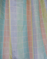 Look dreamy and take your '70s 80s vibes to the next level with this ultra lightweight, pastel checkered two-piece! Shine on, you little fairy!