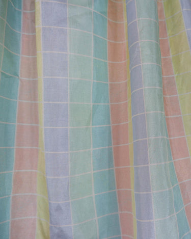 Look dreamy and take your '70s 80s vibes to the next level with this ultra lightweight, pastel checkered two-piece! Shine on, you little fairy!