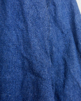 Indulge in your love for denim with this vintage 80s two rows blazer in classic blue. A must-have for any denim enthusiast, this jacket is a timeless addition to your wardrobe.
