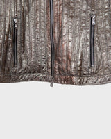 This Milestone nappa leather jacket will have you shimmering with glam and elegance! Crafted from ultra thin and luxurious nappa leather. Ideal for spring and summertime sparkle!