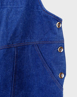 Embrace your love for denim with these vintage 70s denim overalls. Perfect for anyone who loves the classic blue denim look!