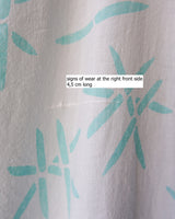 Sun’s out, button up! This Italian vintage white polo shirt brings serious 80s energy with its sharp button-up neckline and eye-catching turquoise pattern. A rare vintage gem that’s equal parts sporty, stylish, and a little cheeky. Wear it loud, wear it proud – this polo’s got main character energy.