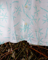 Sun’s out, button up! This Italian vintage white polo shirt brings serious 80s energy with its sharp button-up neckline and eye-catching turquoise pattern. A rare vintage gem that’s equal parts sporty, stylish, and a little cheeky. Wear it loud, wear it proud – this polo’s got main character energy.