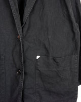 If you’re looking for a timeless piece, you can’t go wrong with this Vintage 90s linen x cotton black blazer. Crafted in Morocco, you’ll be making a statement of effortless elegance in no time!