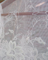 Ditch the boring basics—this handmade lace top is crafted from upcycled curtains. With its romantic vibes, sheer elegance, and intricate embroidery, it’s perfect for layering and embracing your boho side. This one-of-a-kind piece is sustainably made and packed with attitude. Who knew curtains could slay this hard?