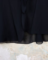 See-through but never low-key – this sheer lace-up jacket brings attitude with every detail. The transparent fabric meets lacing for a look that’s anything but basic. A y2k piece that speaks for itself.