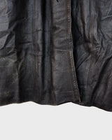 Let your 70s style heart shine with this Vintage 70s black leather penny lane coat with real fur. It features a thin leather that keeps you warm and comfy while you rock that sweet '70s vibe.