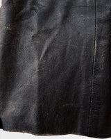 Let your 70s style heart shine with this Vintage 70s black leather penny lane coat with real fur. It features a thin leather that keeps you warm and comfy while you rock that sweet '70s vibe.