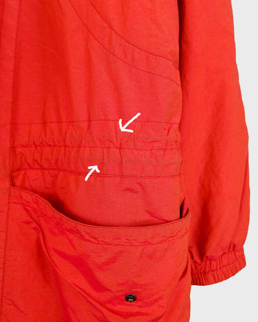 This coat isn't your average coat. Be the brightest star on the block with this shimmering orange number from HEAD! Let your style sparkle! You can tie this coat at the waist tighter (photo nr 7).
