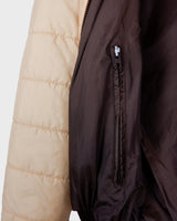 This '70s Vintage jacket is a reversible stunner, featuring a beige / brown flipside and a cozy faux fur collar. Throw it on for confidence look twice as nice - with half the effort!