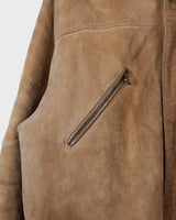 Dip into the vintage look with this super-cozy shearling coat! This classic brown beauty is made for keeping you warm on the chilliest of days. Now you can look as warm as you feel!