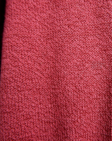 This vintage pink sweater is made from an ultrathin cotton mix, offering comfort and style in one. Please keep in mind, that two small holes at the right front side were repaired f.e last photo.
