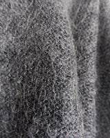 Get your hands on this amazing Vintage 80s grey mohair mix cardigan! It comes with fun pink buttons that add a touch of playfulness to your outfit. Perfect for layering and adding a pop of color to your look.