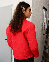 This vintage 90s bomber jacket (thin - recommend it for spring or early autumn) is the perfect choice for racing forward. With its lightweight nylon and insulated design, it's a classic for when you're on the go. Handcrafted with a dash of retro flair, this jacket will have you standing out from the pack!