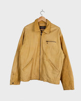 Look sharp and stylish in this Premium 80s vintage classy yellow Chevignon leather jacket! Perfectly blended in its striking yellow hue and classic design, this vintage piece oozes timeless class. Though in a condition 6/10, give this 80s babe a new lease of life in your wardrobe and make it the centrepiece of your outfits!
