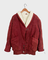 Are you a fan of 90s fashion? Look no further than our DEADSTOCK Vintage 90s burgundy leather jacket! Lined for warmth and style, this jacket is a must-have for any 90s enthusiast. Grab it now before it's gone for good!