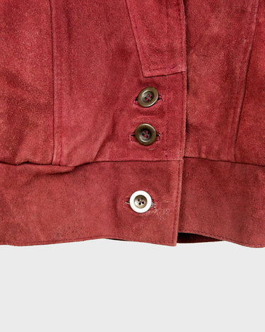 Are you a fan of 90s fashion? Look no further than our DEADSTOCK Vintage 90s burgundy leather jacket! Lined for warmth and style, this jacket is a must-have for any 90s enthusiast. Grab it now before it's gone for good!