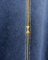 Add some shimmer to your wardrobe with this designer vintage Les copains blue turtlekneck sweater. Perfect for M to L sizes, this sweater will keep you cozy and stylish with its unique shimmering details. Say goodbye to boring sweaters and hello to one-of-a-kind fashion!