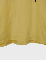 80s vintage yellow sleeveless cotton top.