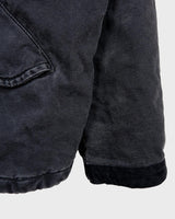The Premium Vintage 90's ENERGIE black denim hooded jacket (used look) is the must-have item for those who want to add some edge to their wardrobe. Its unique design and quality materials give off a cool, laid-back vibe!