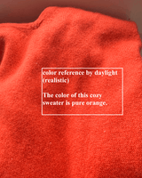 This preloved v-neck is a must-have! A pretty orange cashmere-silk blend brings the perfect pop of color to your wardrobe in a lightweight, ultra-soft style. Ready to snuggle up in this second hand sweater?