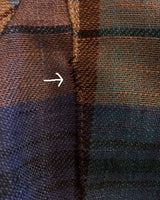 This 80s blue brown checkered springe flax linen mix blazer is the answer for your fashion prayers! Please keep in mind, that this blazer has some small flaws (already repaired) at the back f.e last photos.