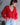 Add a pop of elegance to any outfit with this vintage 80s red cable knit cardigan. The statement red color makes a bold fashion statement.